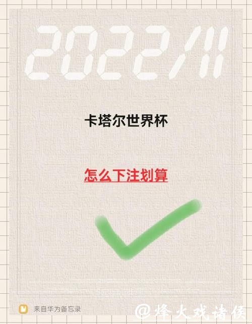 如何正确下注世界杯比赛
